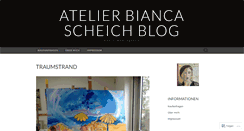Desktop Screenshot of blog.bianca-scheich.de